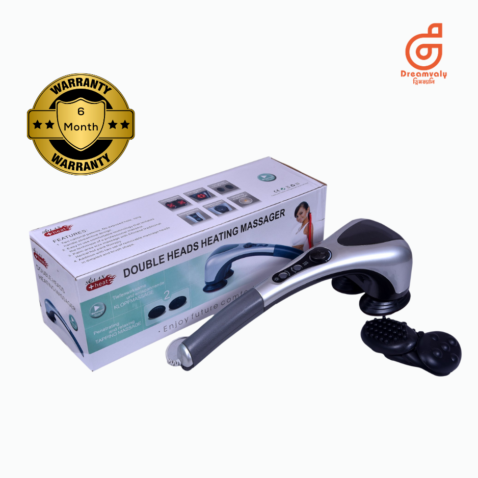 Double Head full Body Massager with Vibration and Heat-Dreamvaly