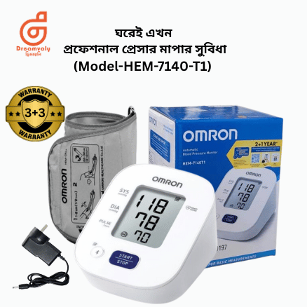 Omron Digital Blood Pressure Monitor (Model-HEM-7140-T1)-Dreamvaly